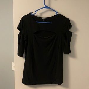 Express top with cute detail